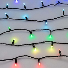 Уличная светодиодная гирлянда Ardecoled нить 230V разноцветная ARD-String-Classic-10000-Black-100Led-Live RGB-DMX 031742 5