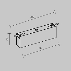 Короб для блока питания Elasity IP Maytoni Outdoor Elasity IP O-TR001-BX-B 3
