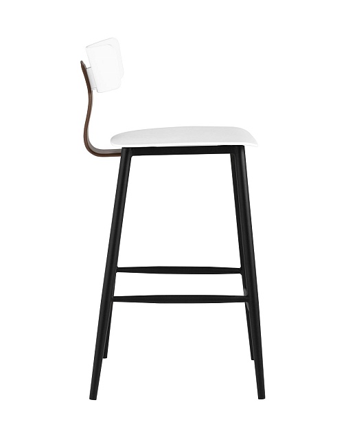 Полубарный стул Stool Group ANT пластиковый белый 8333A white изображение 3 Полубарный стул Stool Group ANT пластиковый белый 8333A white Фото № 3
