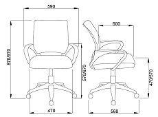 Детское кресло AksHome Ricci красный, сетка 80011 1