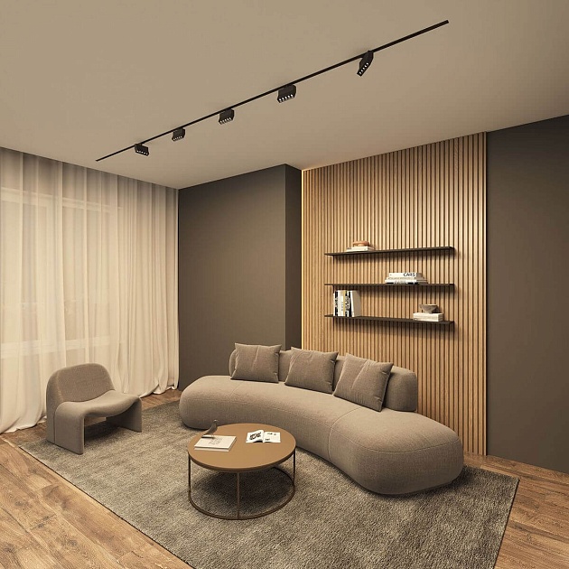 Трековый светодиодный светильник Denkirs Edder DK6436-BK Фото № 5