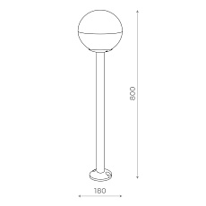 Уличный светильник ST Luce Ombra SL9000.415.01 2