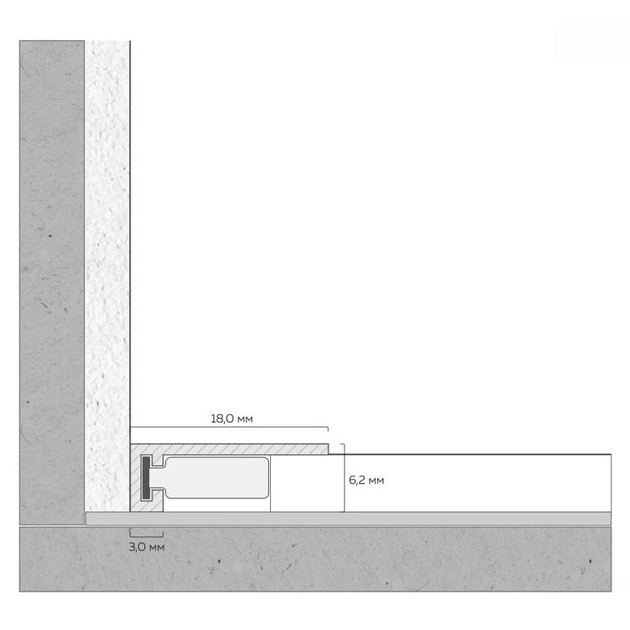 Микроплинтус FerGipps белый МП 20 УТ000002495 изображение 3 Микроплинтус FerGipps белый МП 20 УТ000002495 Фото № 3