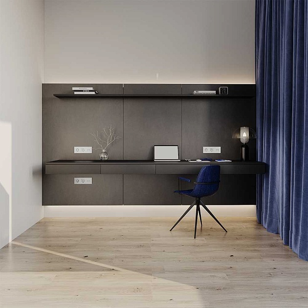 Рамка пластиковая Voltum S70 на 3 поста, (белый матовый) VLS100302 Фото № 2