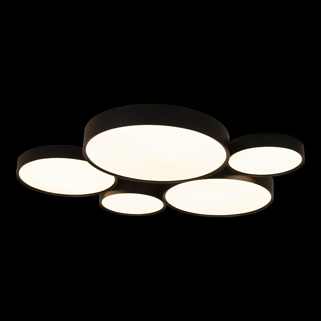 Потолочная светодиодная люстра Loft IT Drum 10218 Black Фото № 4