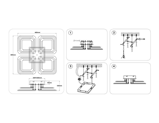 Светильник потолочный Ambrella light ACRYLICA FA8948 изображение 4 Светильник потолочный Ambrella light ACRYLICA FA8948 Фото № 4