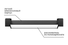 Трековый светодиодный светильник Apeyron 25-11 4