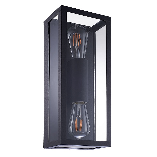 Уличный настенный светильник Arte Lamp Belfast A4569AL-2BK Фото № 1