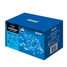 Уличная светодиодная гирлянда Uniel 220V синий ULD-S1000-120/TWK Blue IP67 UL-00001352 5