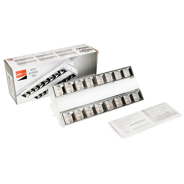 Трековый светодиодный светильник Jazzway PTR 2260R 1F2S 5039575 изображение 4 Трековый светодиодный светильник Jazzway PTR 2260R 1F2S 5039575 Фото № 4