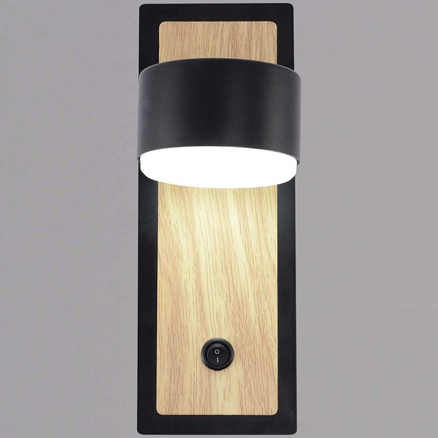 Бра Reluce 12540-0.2-01 BK+WOOD Фото № 4