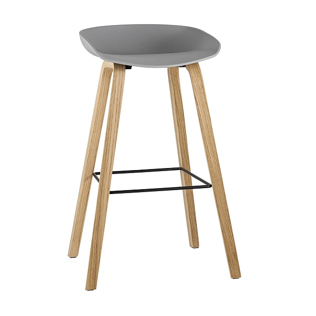 Барный стул Stool Group LIBRA серый деревян. ножки 8319 GREY изображение 1 Барный стул Stool Group LIBRA серый деревян. ножки 8319 GREY Фото № 1