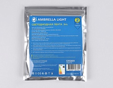Светодиодная лента Ambrella Light 14,4W/m 180LED/m 2835SMD холодный белый 5M GS3203 2