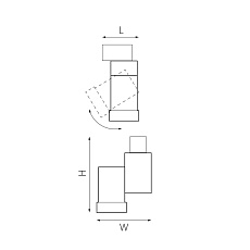 Комплект с трековым светильником Lightstar Illumo X1 (592026+051026) A1T051026 1