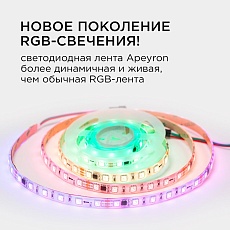 Комплект адресной светодиодной ленты Apeyron 14,4W/m 60LED/m 5050SMD RGB 2M 10-95 3