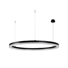 Подвесная светодиодная люстра Arlight SP-DIAMOND-R650-36W Warm3000 (BK, 45 deg, 230V, TRIAC) 054473