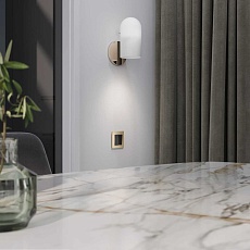 Выключатель двухклавишный перекрестный Werkel черный акрил W1123048 4690389197680 3