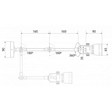 Настенный светильник Covali WL-51691 3