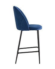 Полубарный стул Stool Group Логан велюр синий AV 413-Cb-08(PP) 3
