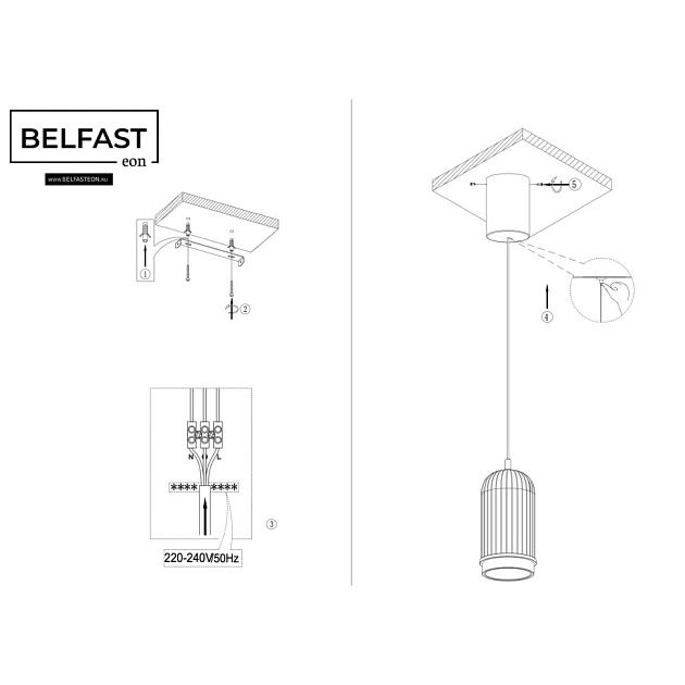 Подвесной светильник Belfast Pineridge FS-380-D1 BR изображение 3 Подвесной светильник Belfast Pineridge FS-380-D1 BR Фото № 3