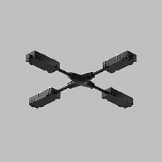 Коннектор X-образный гибкий Denkirs Smart Hide TR2116-BK