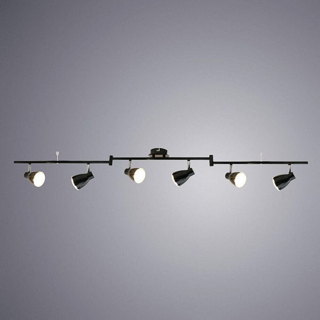 Трековая светодиодная система Arte Lamp Gioved A6008PL-6BK Фото № 2
