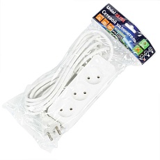 Удлинитель Uniel Ultra 3гн х 3м б/з S-CU3-3 White UL-00009982 1