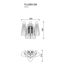 Настенный светильник Fluorite Bravoure FL1093-2W 2