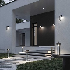 Уличный настенный светодиодный светильник Elektrostandard Ritz 35183/D a068269 2