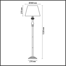 Торшер Odeon Light Classic Gaellori 3393/1F 3