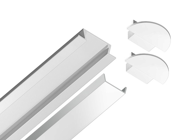 Встраиваемый профиль с рассеивателем Ambrella Illumination GP1001WH Фото № 3