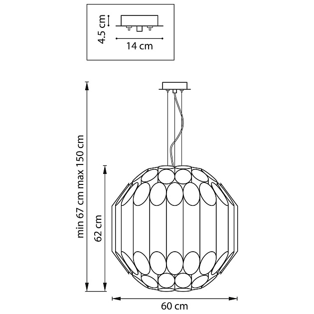 Подвесная люстра Lightstar Siena 720802 Фото № 3