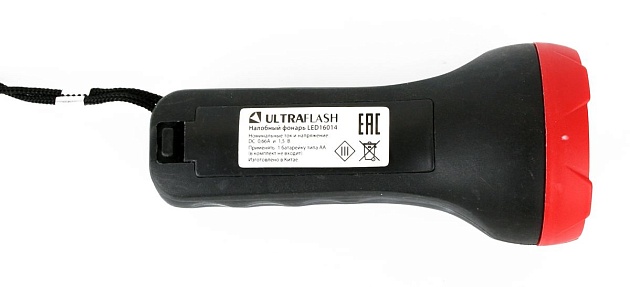 Ручной светодиодный фонарь Ultraflash Т от батареек 105х45 75 лм LED16014 14253 Фото № 7