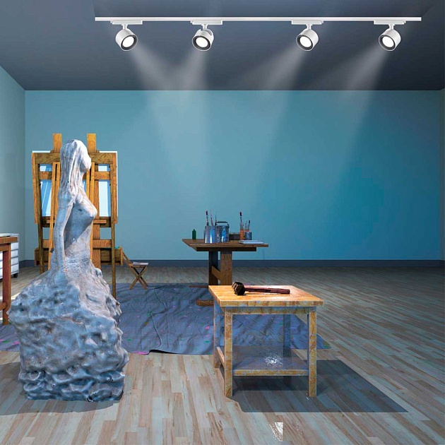 Трековый однофазный светодиодный светильник Novotech Port Pirum 358434 Фото № 3