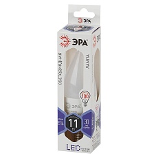Лампа светодиодная ЭРА E14 11W 6000K матовая LED BXS-11W-860-E14 Б0032994 1