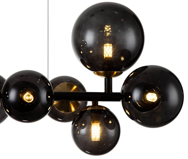 Подвесная люстра Indigo Molecola 11018/10P Black V000196 Фото № 3