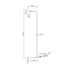 Торшер Moderli Fine V11003-FL 1