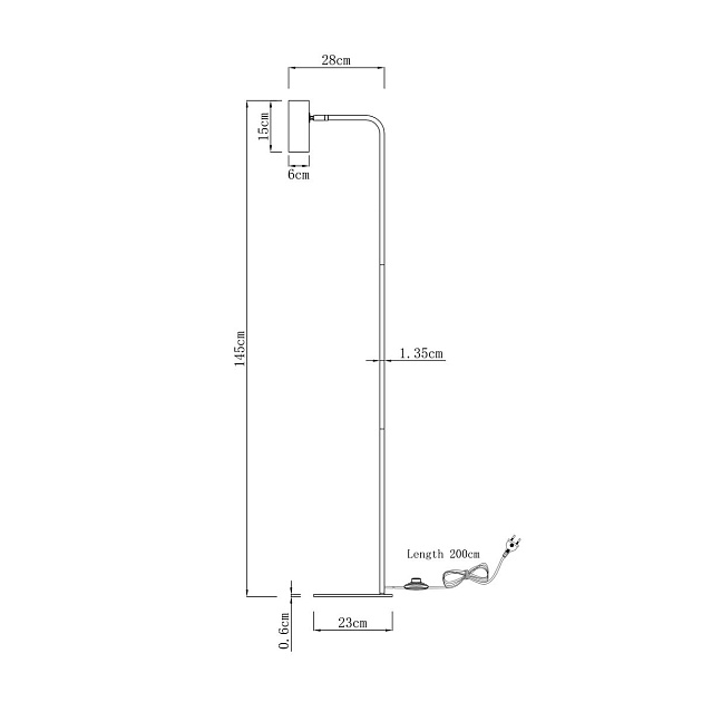 Торшер Moderli Fine V11003-FL изображение 2 Торшер Moderli Fine V11003-FL Фото № 2