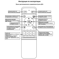 Светильник потолочный Reluce 06333-0.3-5+5A WH (RGB) 3