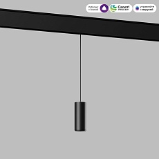 Подвесной трековый светодиодный светильник Elektrostandard Slim Magnetic Dim Amend 85072/01 черный a063533 4
