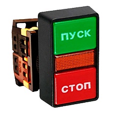 Кнопка AS-22N "Пуск-Стоп" прямоугольная 220В NO+NC EKF PROxima pbn-as-rec