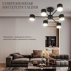 Потолочная люстра Rivoli Rosemary 3189-306 Б0071291 4