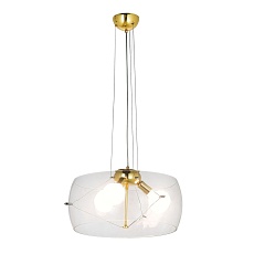 Подвесная люстра Lumina Deco Globo LDP 6018-500 PR+F.GD 4