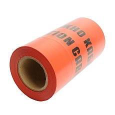Лента сигнальная, 100 п.м.*250 мм*100 мкм, Stekker красный/черный INTP10-250-100 50299 5