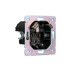 Розетка STRONG 1-ая с/з с/у з/ш 16А с USB A+C быстрой зарядки 5В/3А шелк KRANZ KR-78-0704-8 1