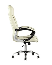 Кресло руководителя TopChairs Tower бежевое D-418 beige 2