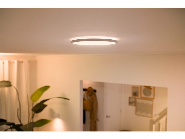 Потолочный светодиодный светильник WiZ Super Slim 929002685201 фото 6
