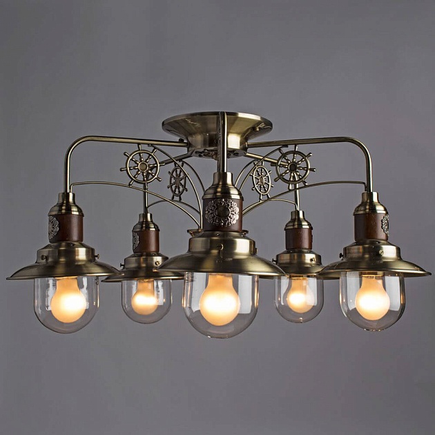 Потолочная люстра Arte Lamp Sailor A4524PL-5AB Фото № 3