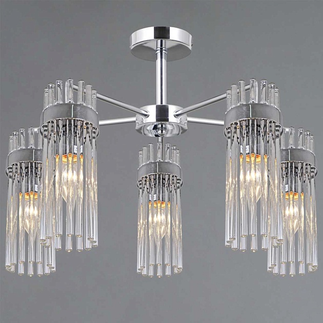 Светильник потолочный Illumico IL0761-5CSQ-25 CR GENOA изображение 1 Светильник потолочный Illumico IL0761-5CSQ-25 CR GENOA Фото № 1