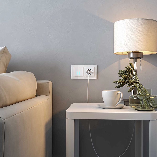 Розетка Wi-Fi Werkel (Умный дом) белый W1171601 a056417 изображение 7 Розетка Wi-Fi Werkel (Умный дом) белый W1171601 a056417 Фото № 7